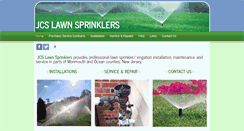 Desktop Screenshot of jcslawnsprinklers.com